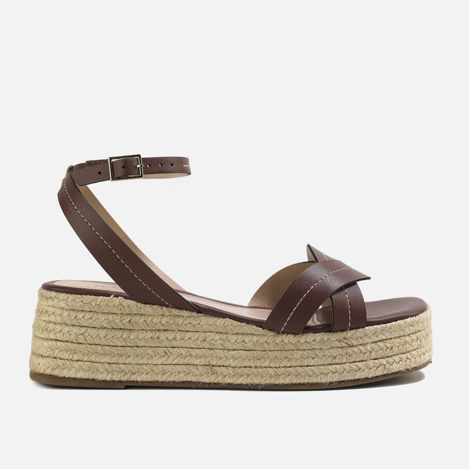 Corda Sandalias Plataforma Anabela Sandália Anabela Corda Sapato