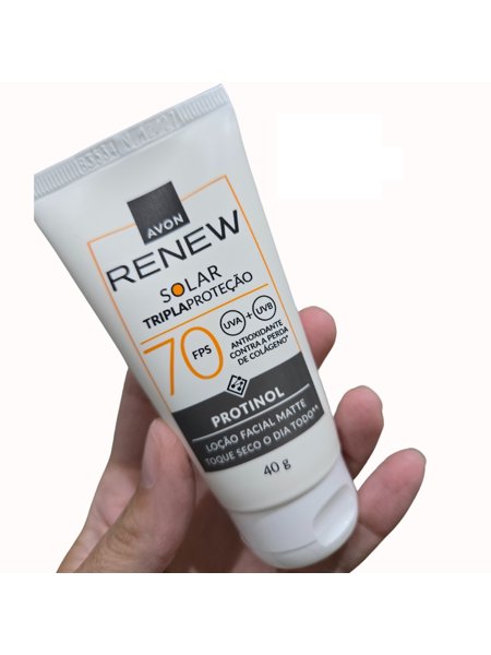 Renew Protetor Solar FPS 70 com Protinol | Tripla Proteção ...
