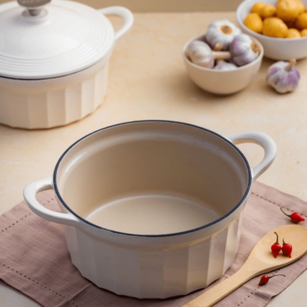 Panela Bechamel de Ferro Fundido 4.2 Litros | Cozimento Uniforme | Zizza