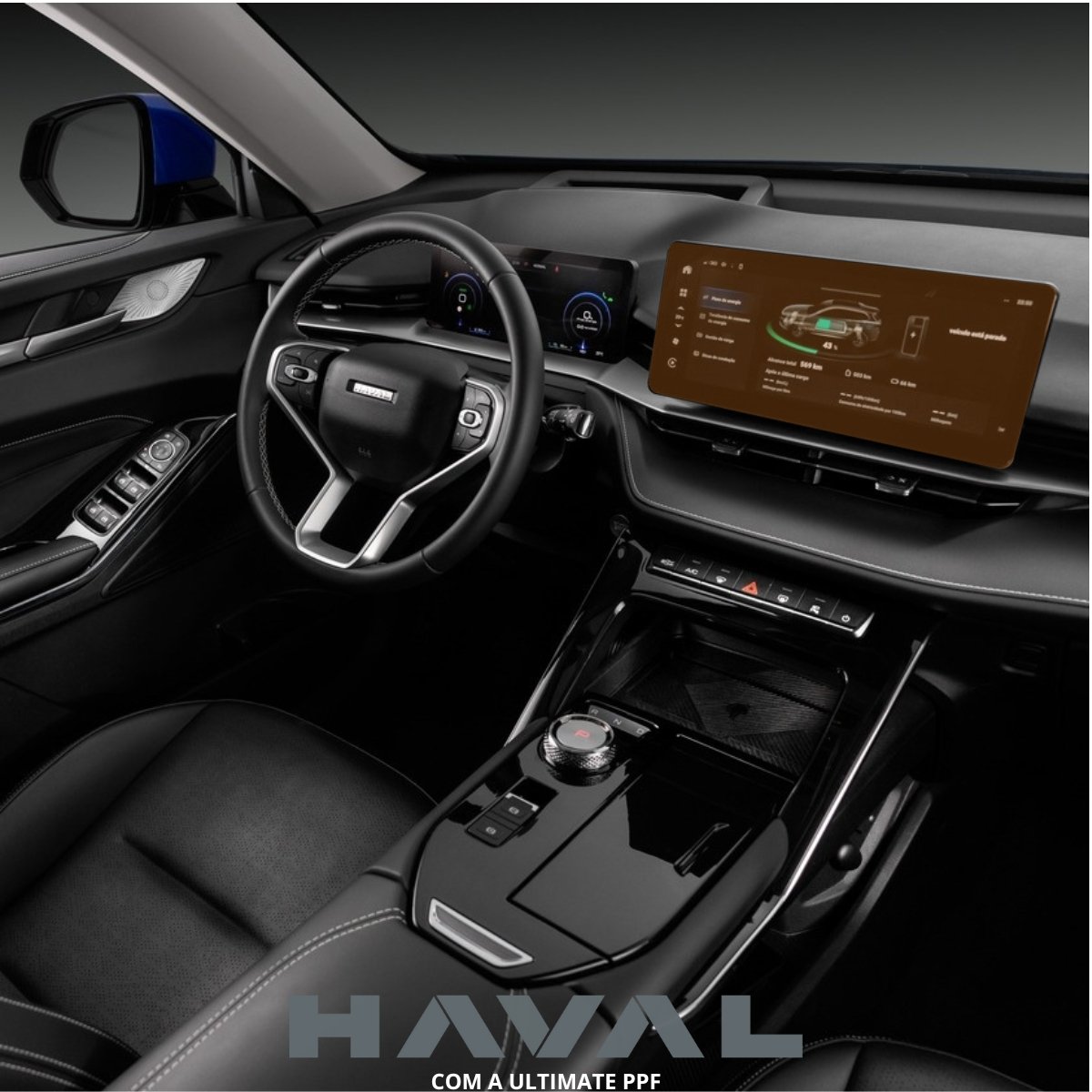 Película PPF Multimídia GWM Haval H6 22 25 | Ultimate PPF