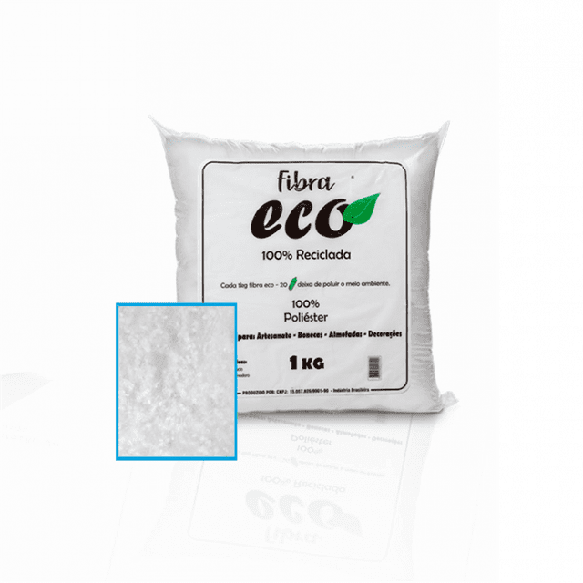 Fibra Siliconada ECO PACOTE 1KG Fibram Sabará Tecidos