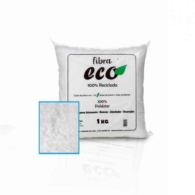 Fibra Siliconada ECO PACOTE 1KG Fibram Sabará Tecidos