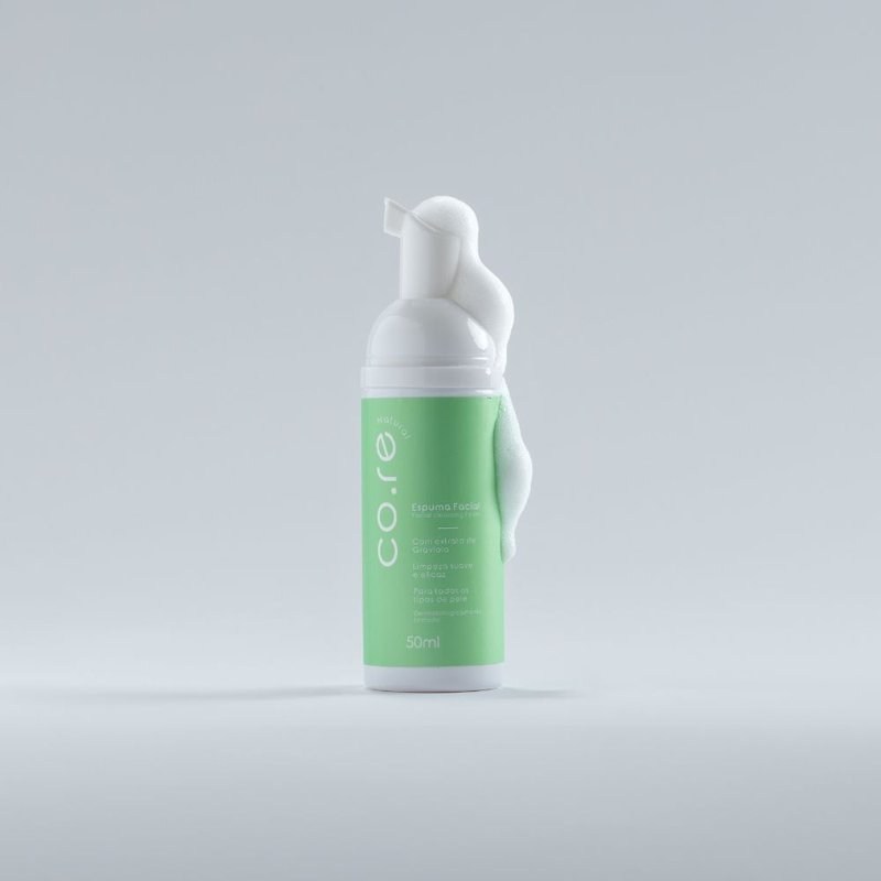 MINI Espuma de Limpeza Facial Natural (com extrato de graviola 50