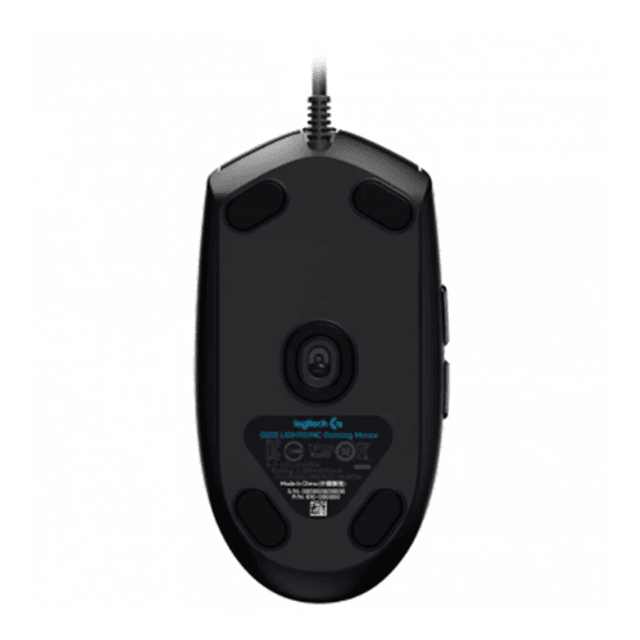 MOUSE GAMER LOGITECH G102 LIGHTSYNC DE 6 BOTÕES RGB PRETO
