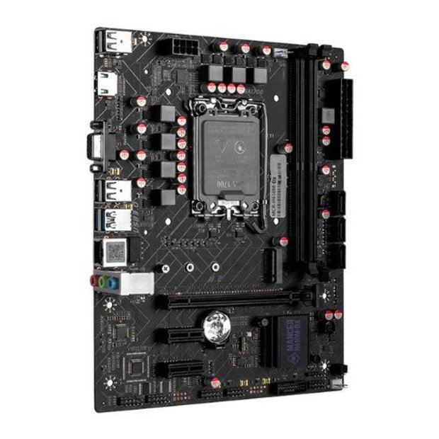 PLACA MAE MANCER H610M-DX, DDR4, LGA 1700, M-ATX, CHIPSET INTEL