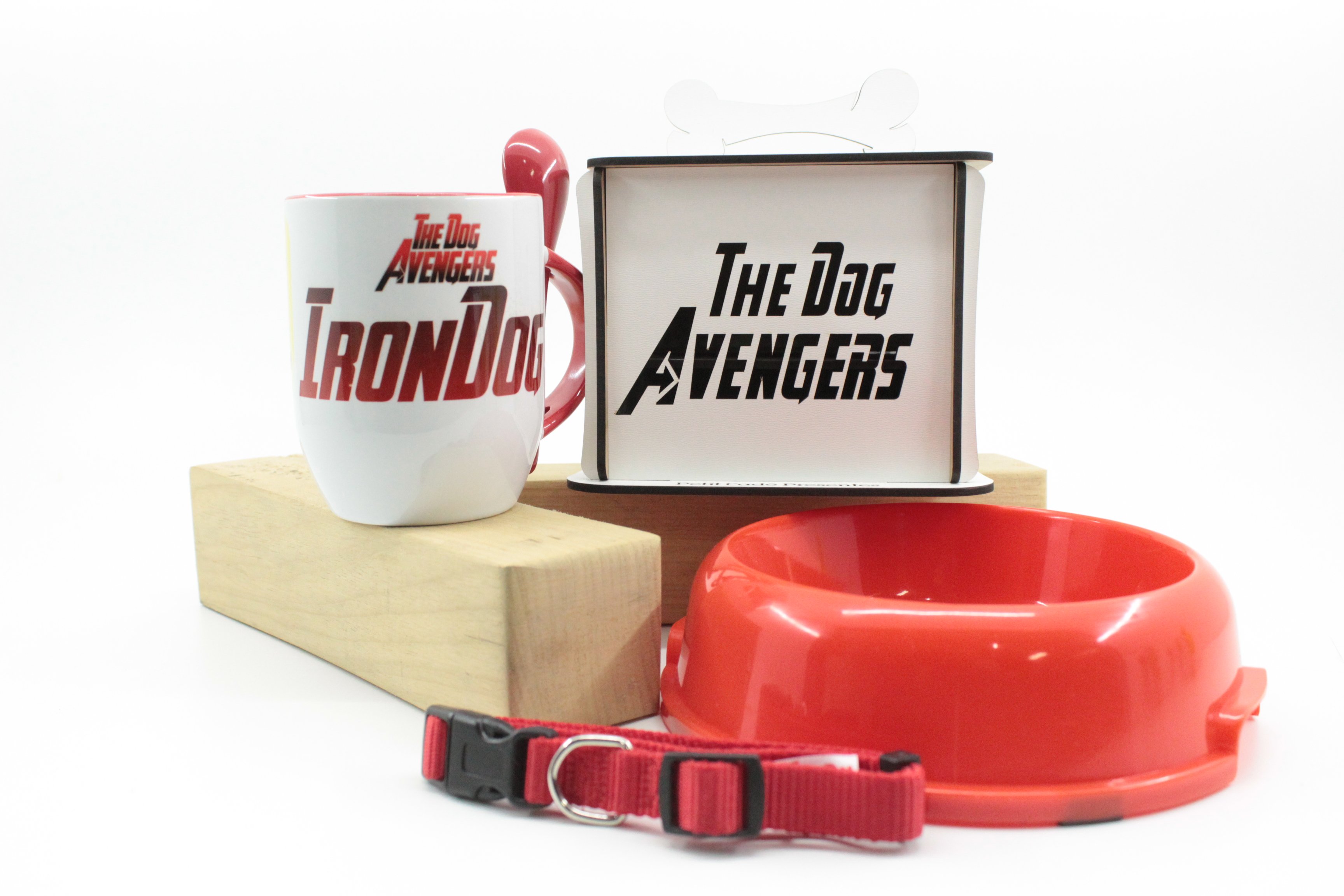 Caneca C/Caixa e Colher Coleção The Dogs Avengers Iron Dog 325ml