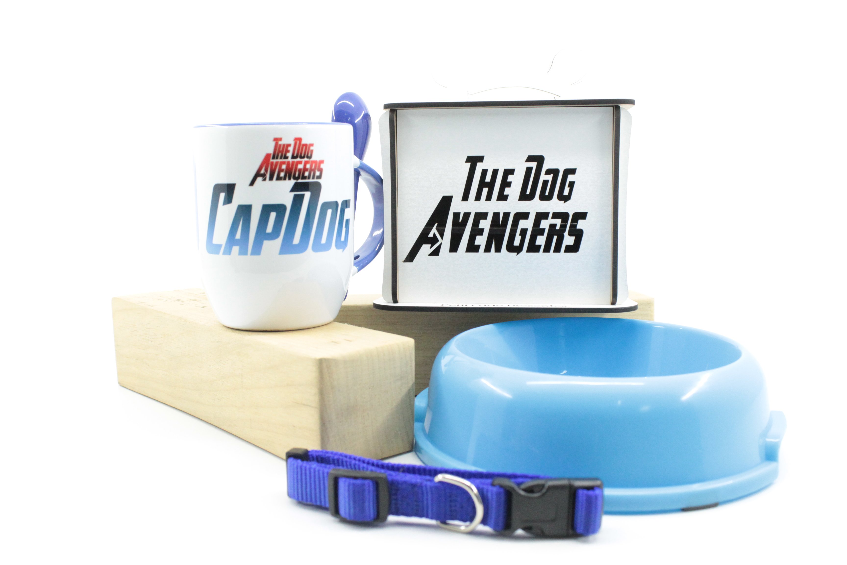 Caneca C/Caixa e Colher Coleção The Dogs Avengers Cap Dog 325ml