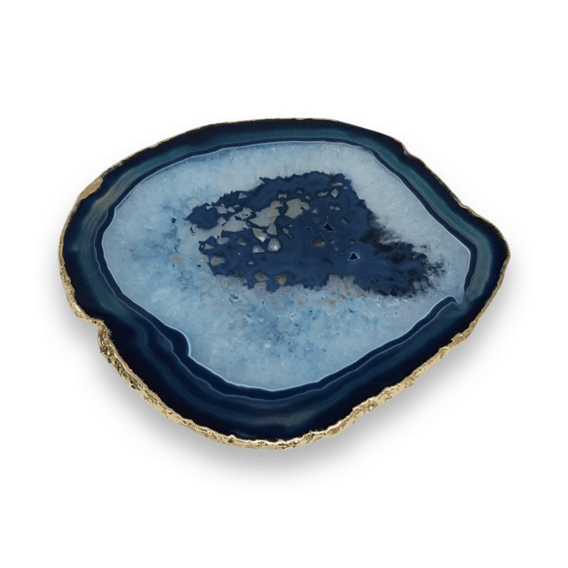 Platter Giratório de Ágata Azul