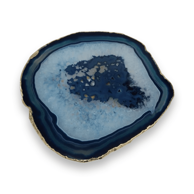 Platter Giratório de Ágata Azul
