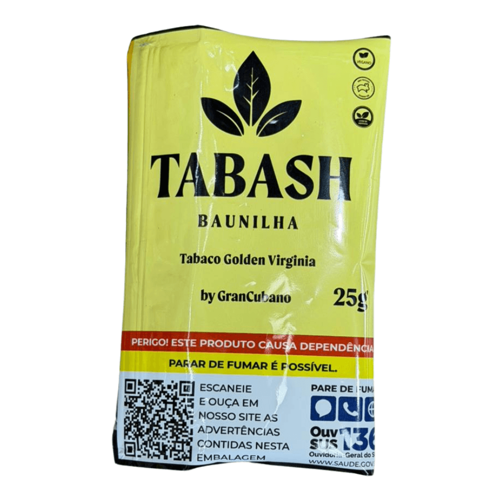 Tabaco Tabash Golden Virginia Baunilha 25g | Tabacaria Eclipse