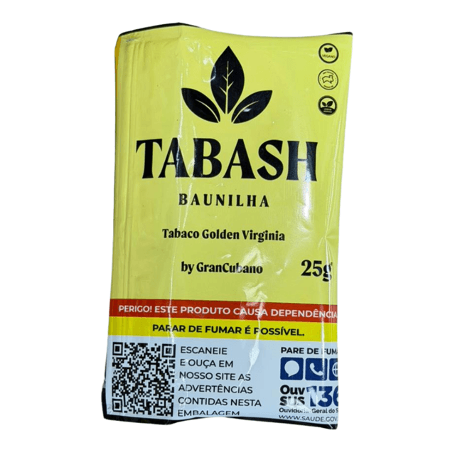 Victor R Tabash Tabaco Tabash Golden Virginia Baunilha 25g | Tabacaria Eclipse