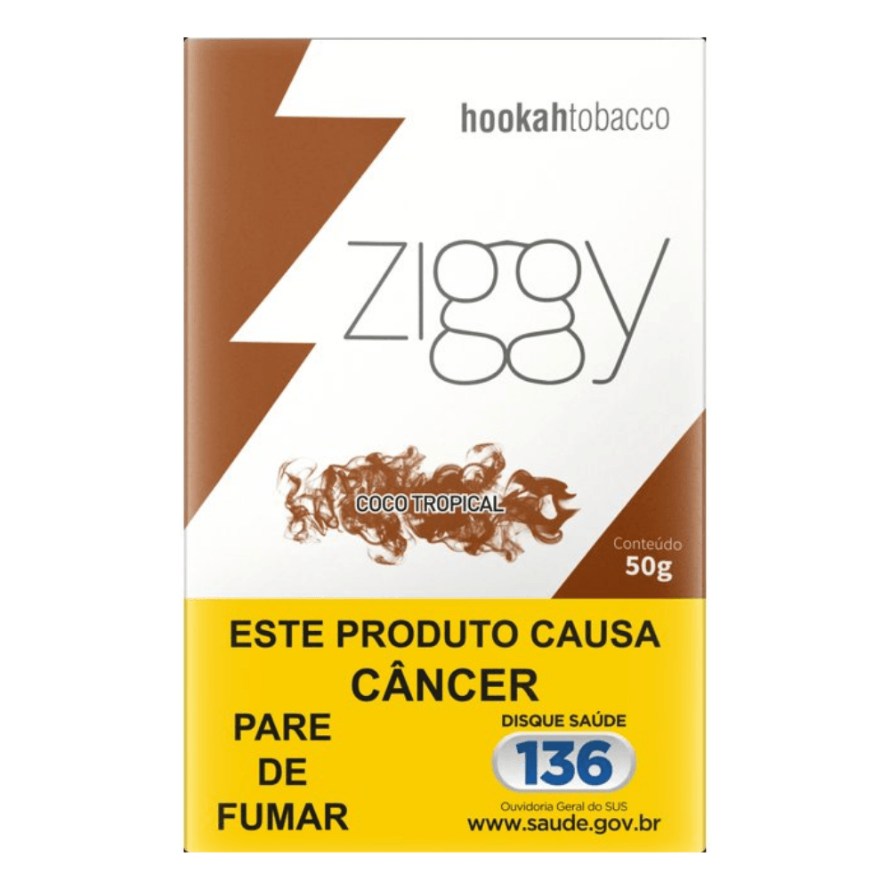 Essência Ziggy Coco Tropical 50g | Tabacaria Eclipse