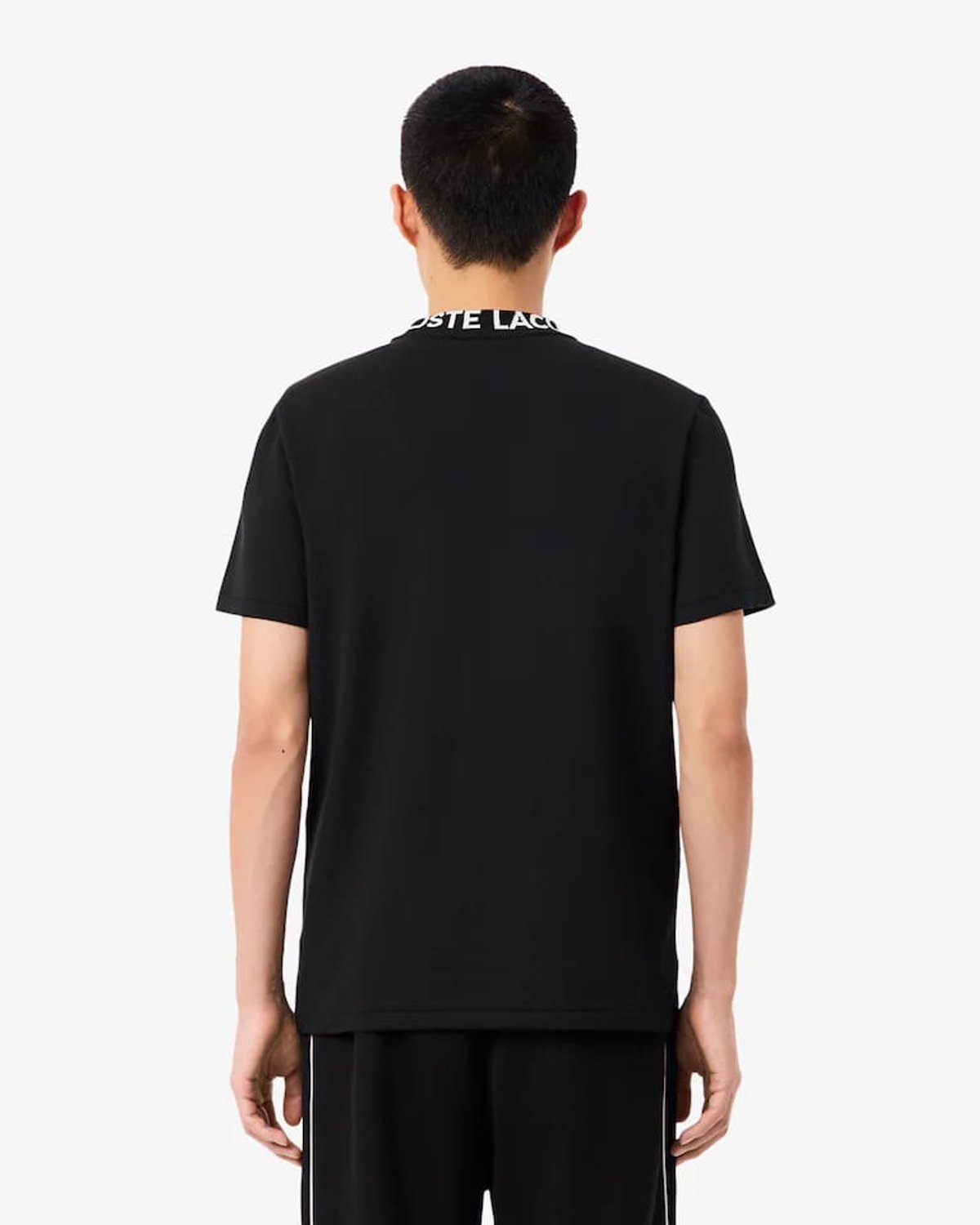 Camiseta Pique Pima Gola Jacquard Lacoste | Hellik Store