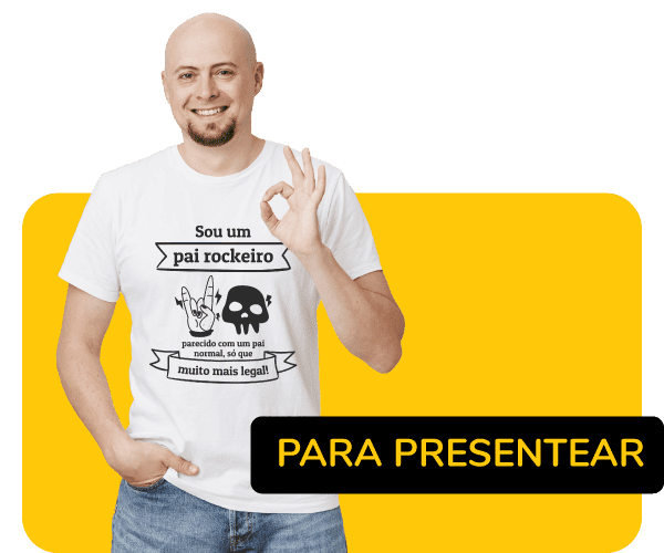 Camiseta Pai Rockeiro