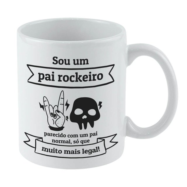 Caneca Pai Rockeiro