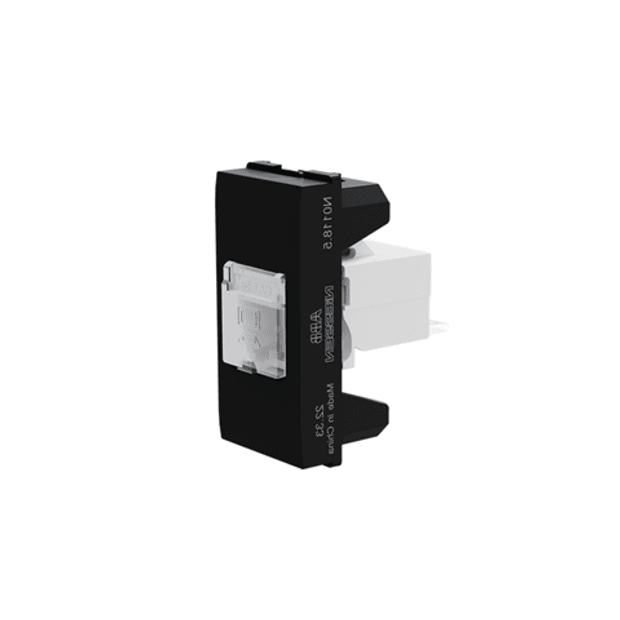 Modulo RJ45 Origen ABB, Cat5E, Preto - 2CLA011850N1502 | Loja da ...