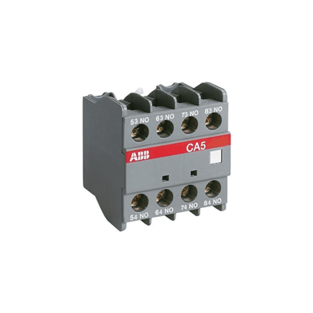 Contator Auxiliar, Frontal 4Polos, CA5X-31E, 3NA 1NF, Linha AX, ABB ...