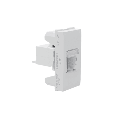 Modulo Origen ABB, RJ45 Cat5E, Branco N0118.5 BL 2CLA011850N1102 | Loja ...