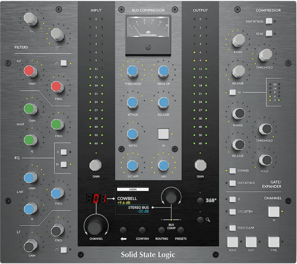 Controlador De Plugin Ssl Uc1 Solid State Logic Mixer Daw estudio de ...