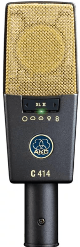 Microfone Akg C414 Xlii condensador diafragma largo cardioide