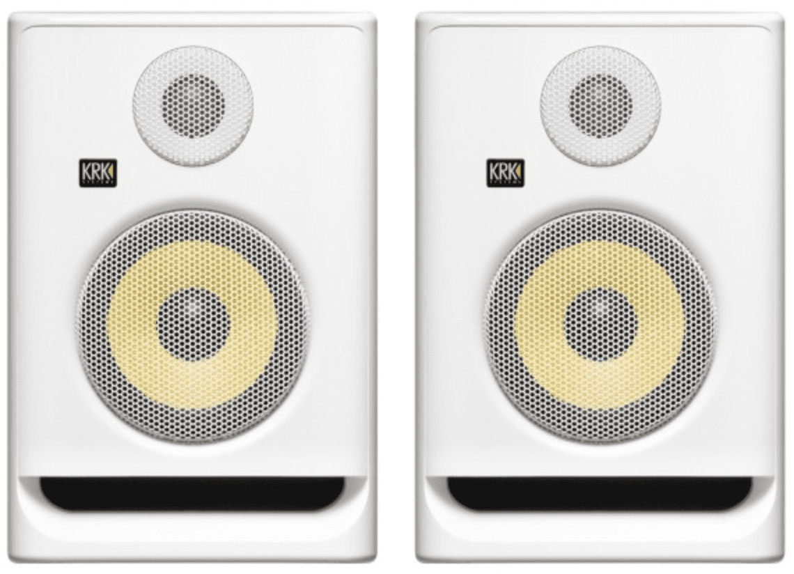 Krk Rokit 5 Rp5 G5 Branco Limited Edition Monitor Referência