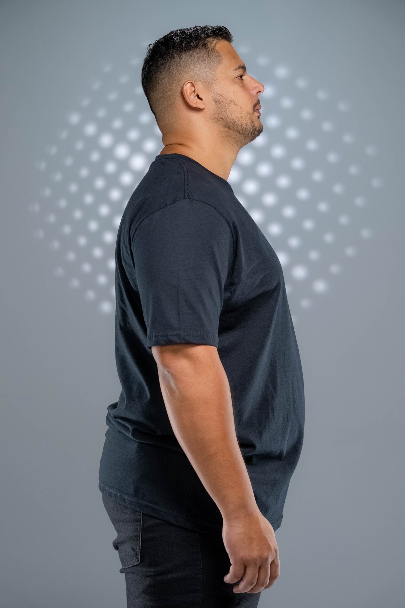 Camiseta 100% Algodão Penteado Plus Size Preta | Camisetas Mikonos