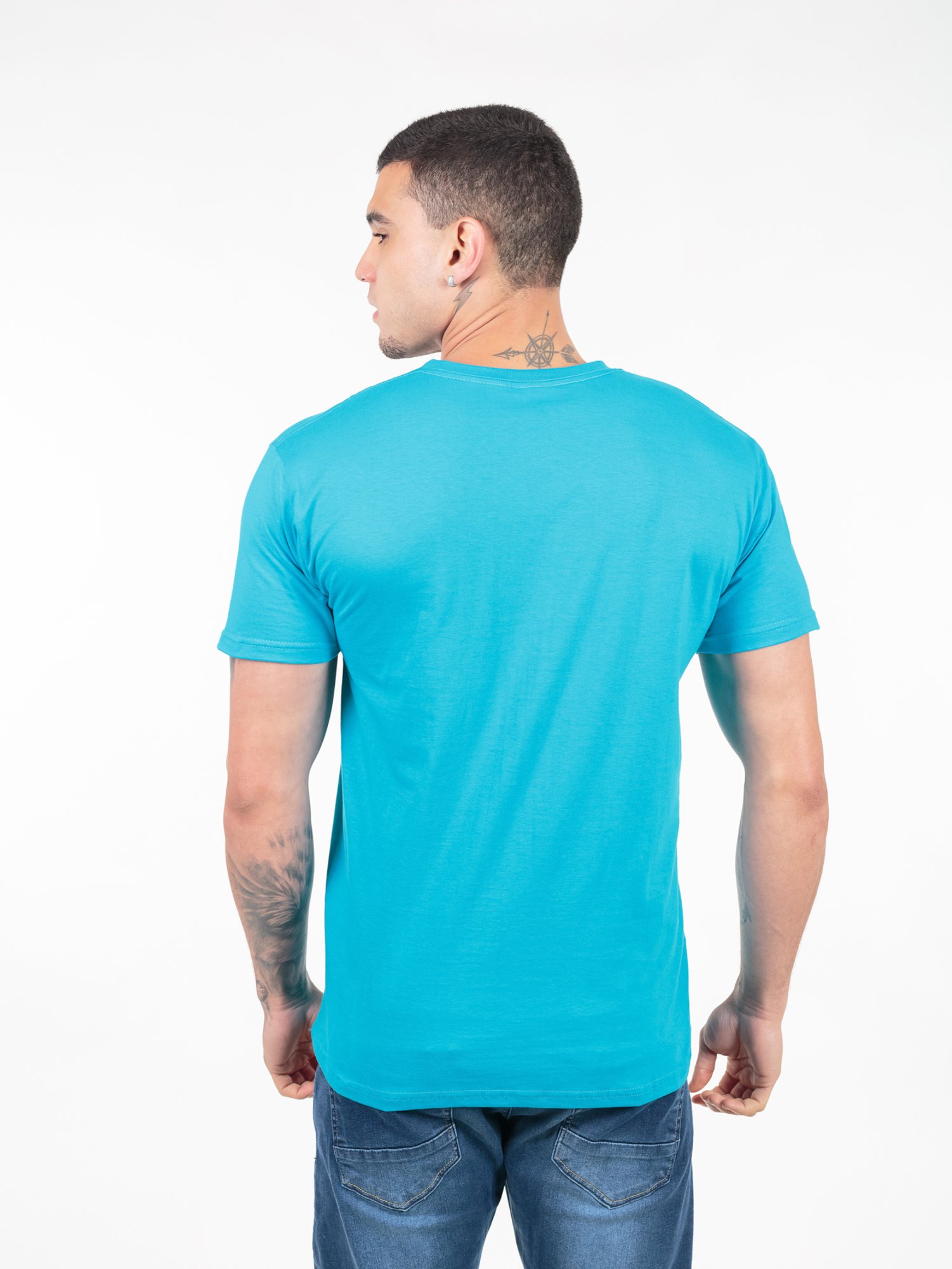 camiseta-100-algod-o-penteado-azul-turquesa-camisetas-mikonos