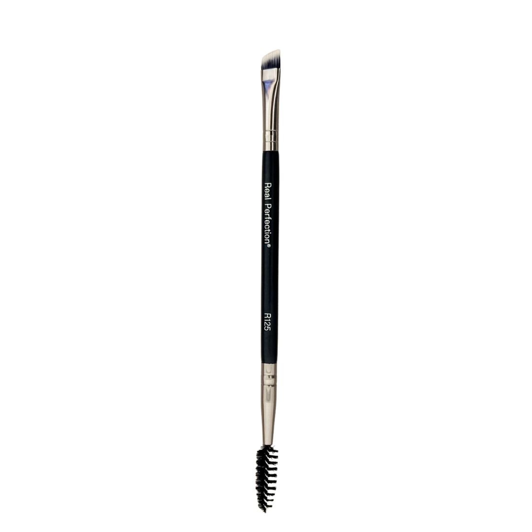 Pincel chanfrado para sobrancelha ponta dupla R125 Real perfection ...