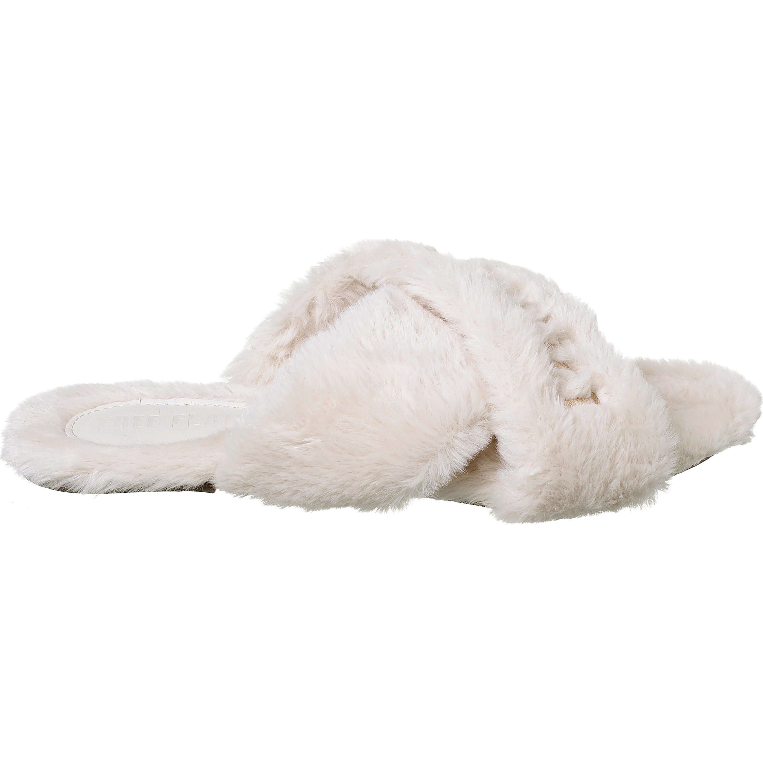 Pantufa Tiras Cruzadas Personalizável Pelúcia | Free Flats