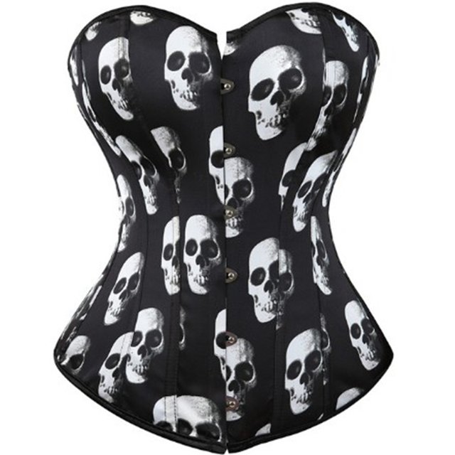 Corset Gótico Skull