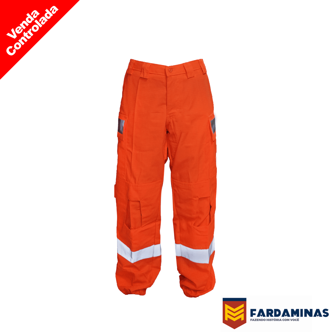Cal a do uniforme operacional laranja 4 A Feminino CBMMG