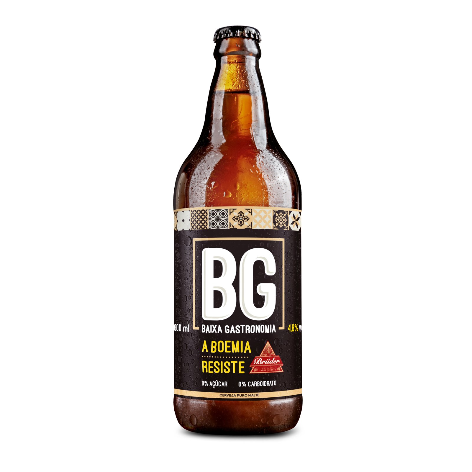 Baixa Gastronomia 600ml - 6 un. | Cerveja BG | Brüder – Loja Oficial