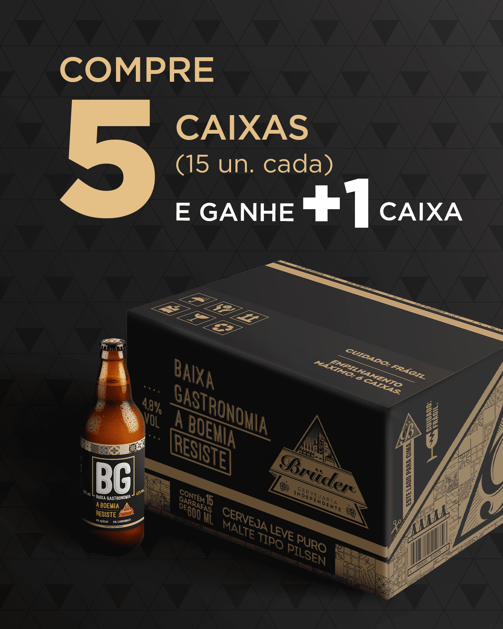 邦楽 DJ BEERT - GRADIS NICE&OJ BEERT SIMPSON COMPRE 5 LEVE 6 - Baixa Gastronomia 600ml - 90 un. | Cerveja BG