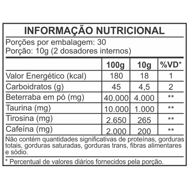 PRE RAGE - Pré Treino 300g em pó | Science Rage