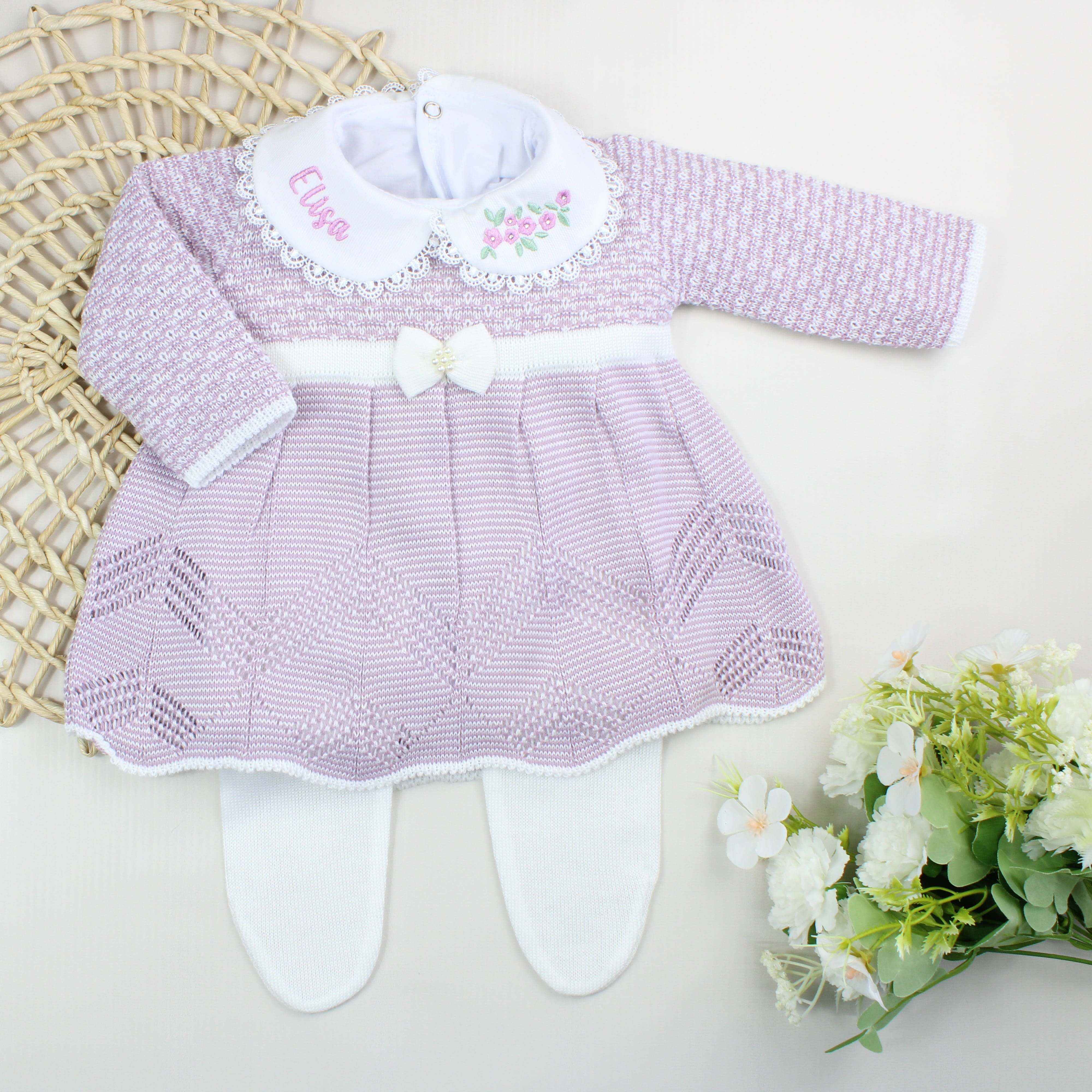 Tricô e Crochê BEBÊ: Vestido Princesinha Croche