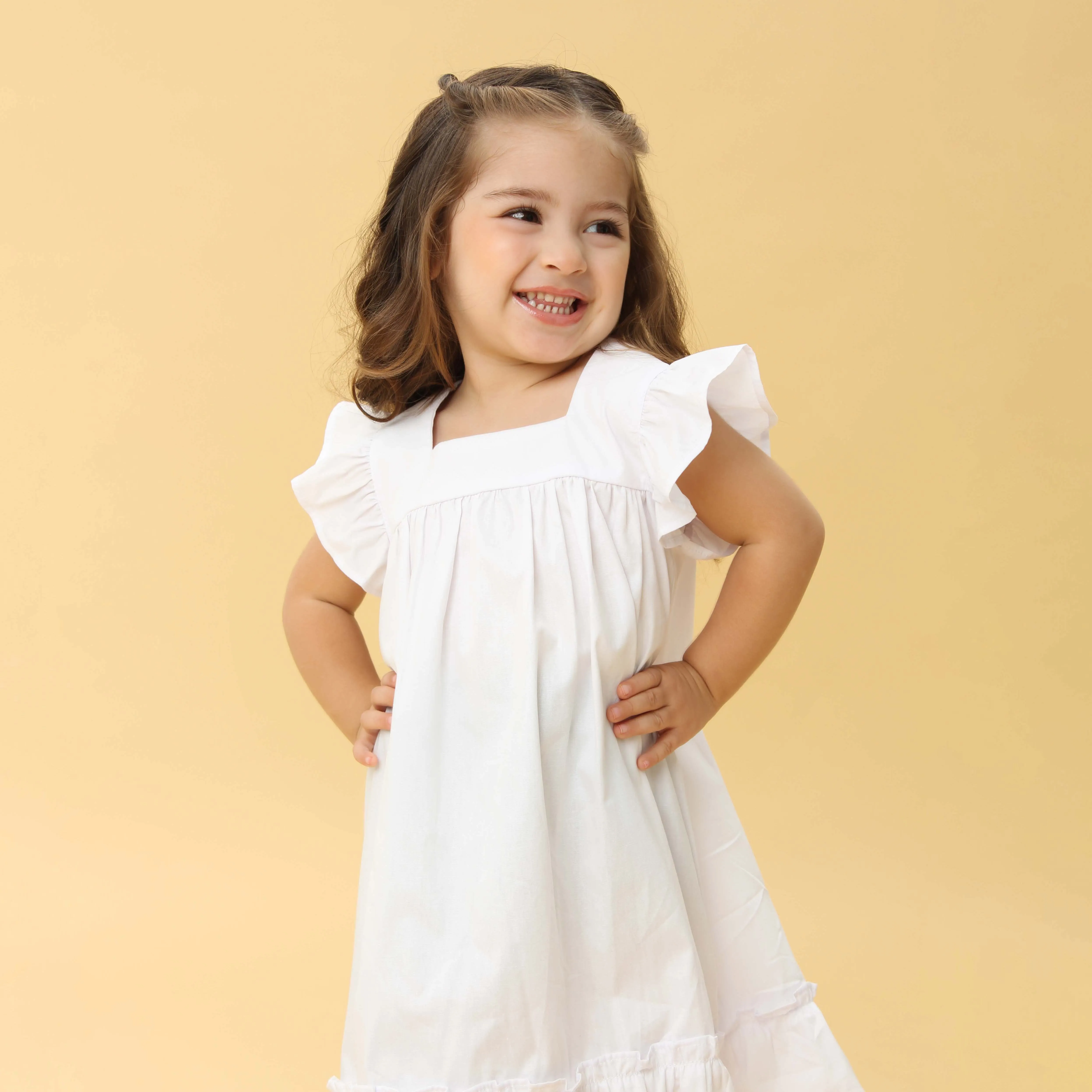 Vestido Menina Vestido Branco Zara Infantil VESTIDO INFANTIL