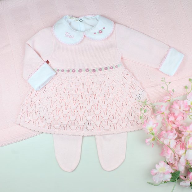 Saída Maternidade De Tricô Para Seu Bebê ALGODÃO DOCE BABY KIDS