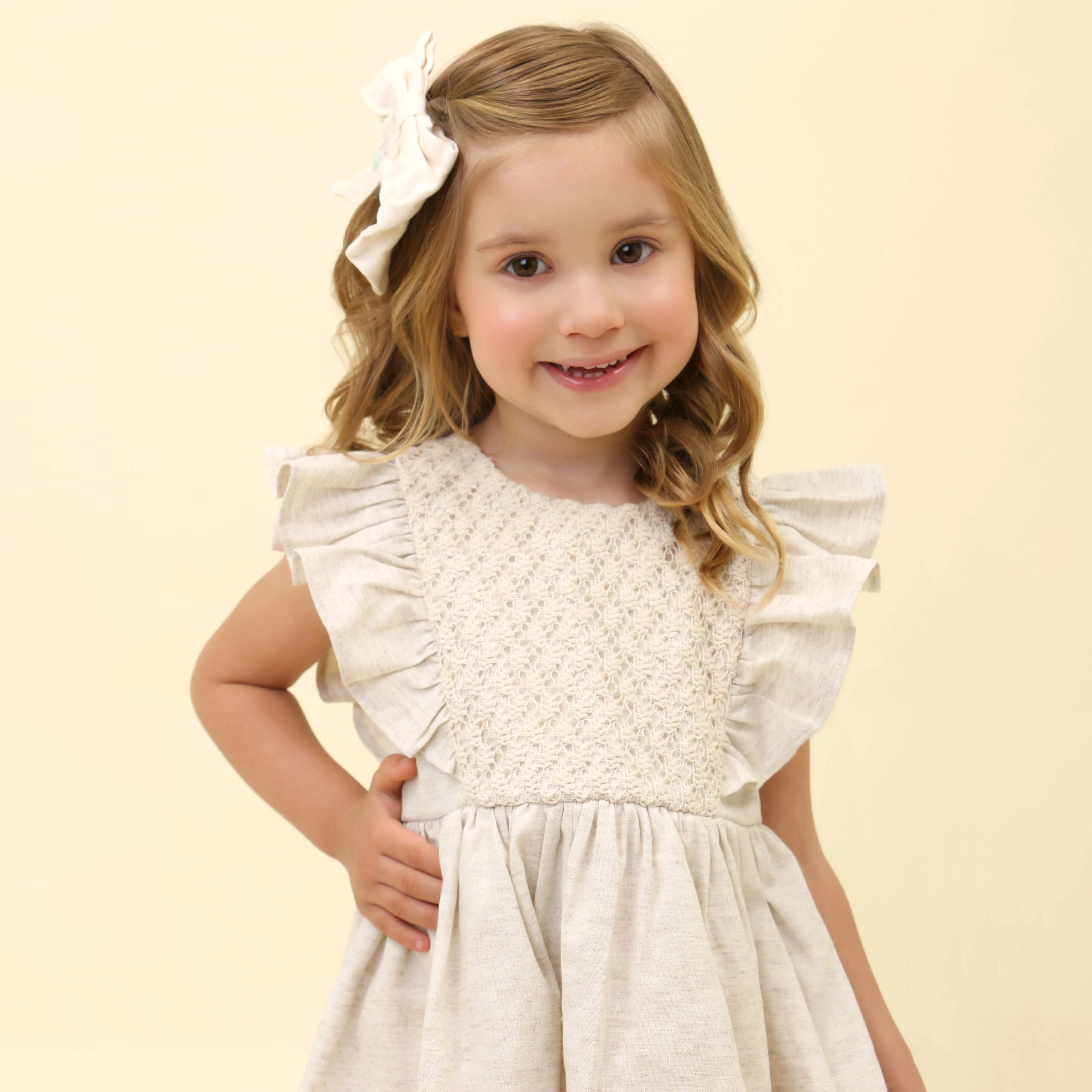 Vestido Infantil Vestido Tecido Algodao De Tecido Tricoline 100