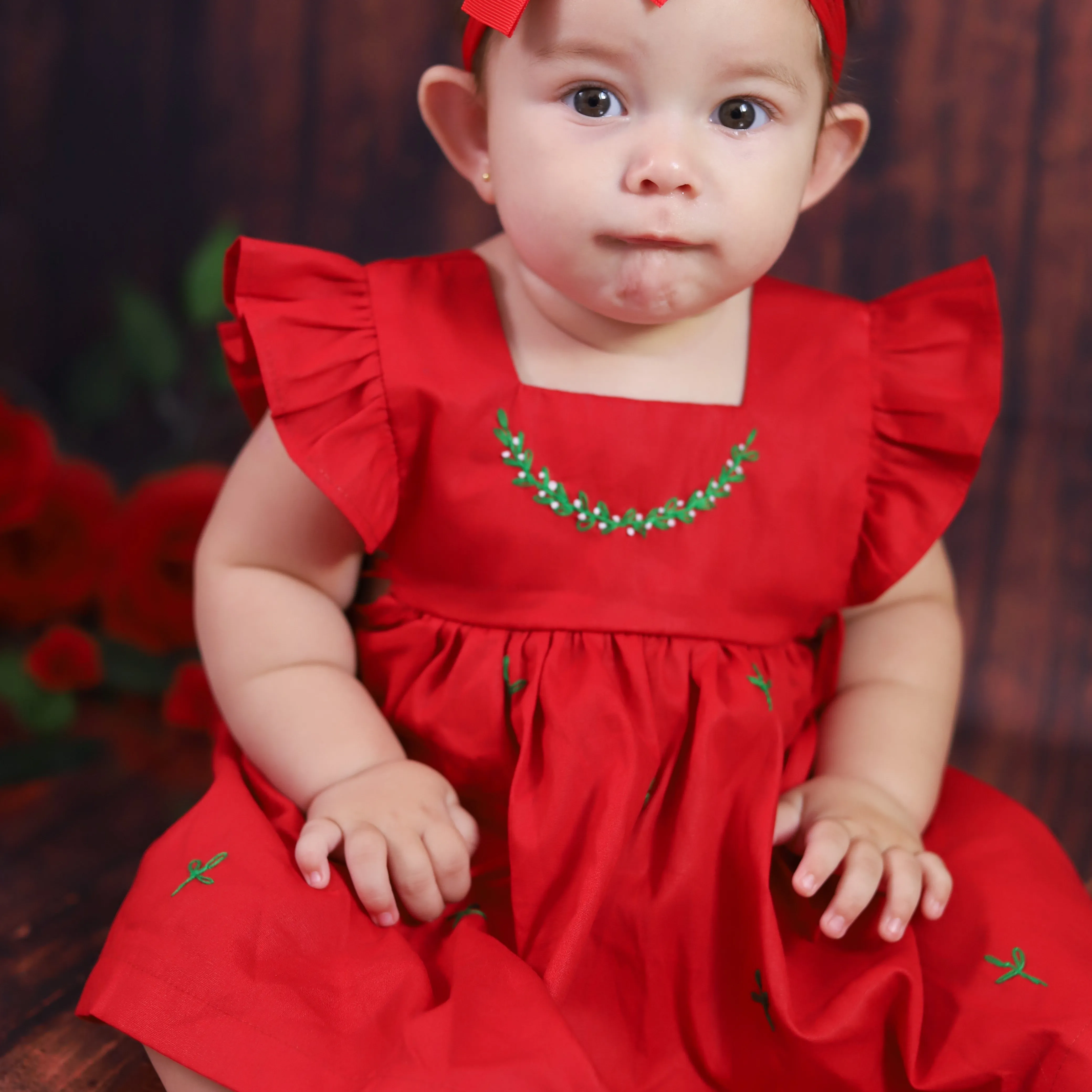 Elo7 Vestido De Renda Infantil Vermelho Ensaio Fotográfico Vestido