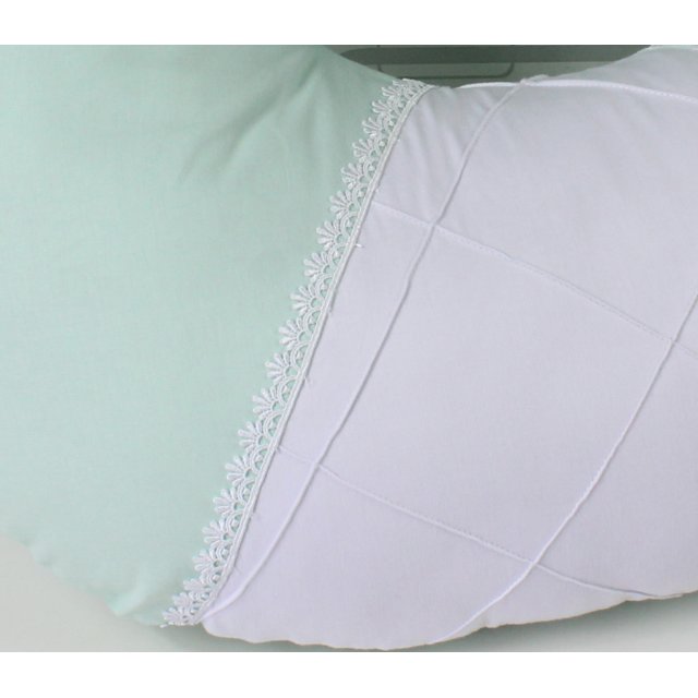 Almohada de lactancia Monzillo Baby e Kids Almofada de amamentação,  travesseiro para amamentar, cor lisa, com babados, com laço, algodão color  rosa coral