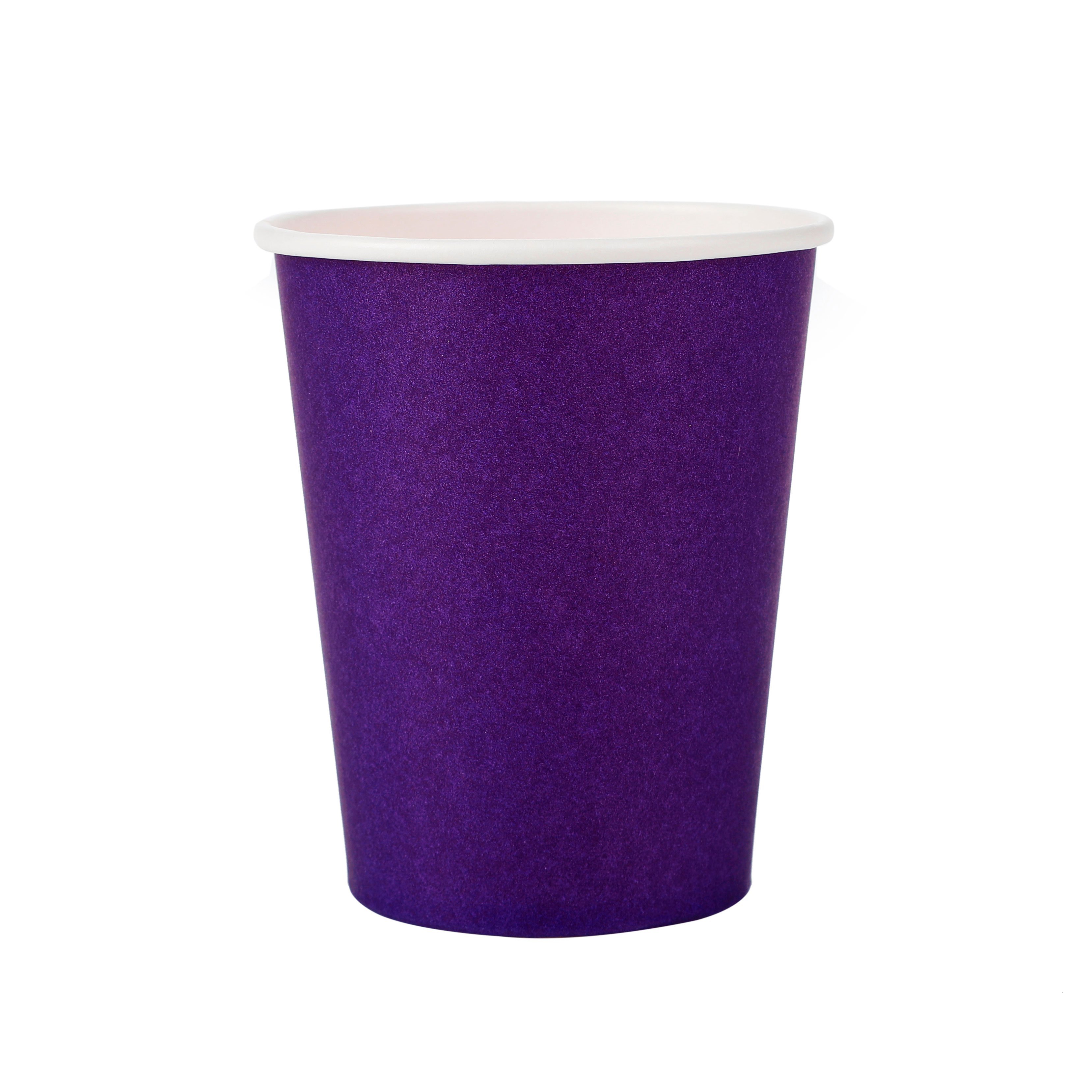 Copo de Papel 270ml (10 un) - Roxo | Happy Mood | Artigos para Festas ...