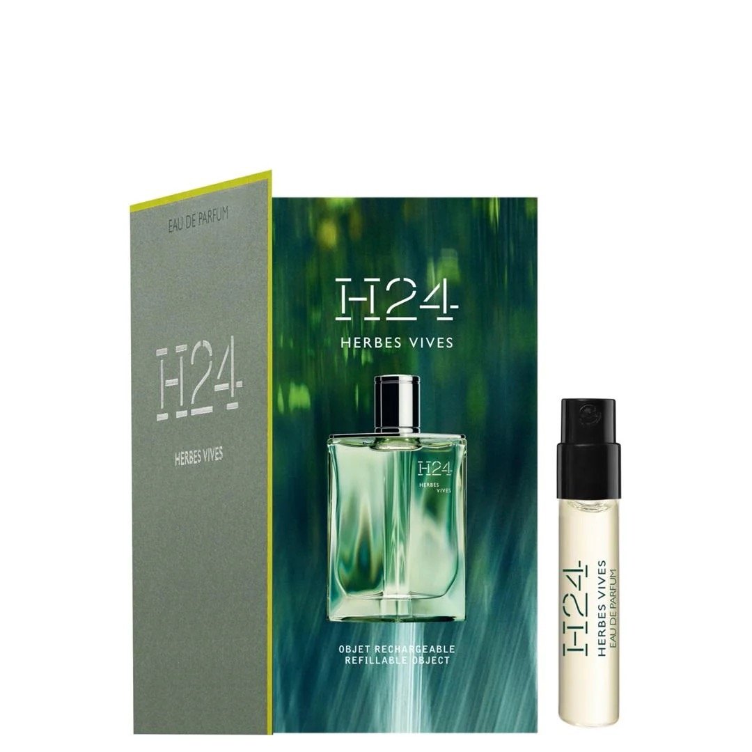 Flaconete Perfume Hermès H24 Herbes Vives Masculino Eau de Parfum