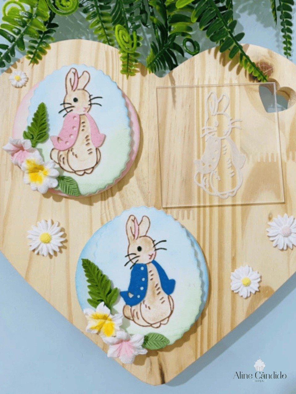 Placa Rabit Placa Marcador Acrilico Coelho Petter Rabbit Pascoa | Loja Aline Candido