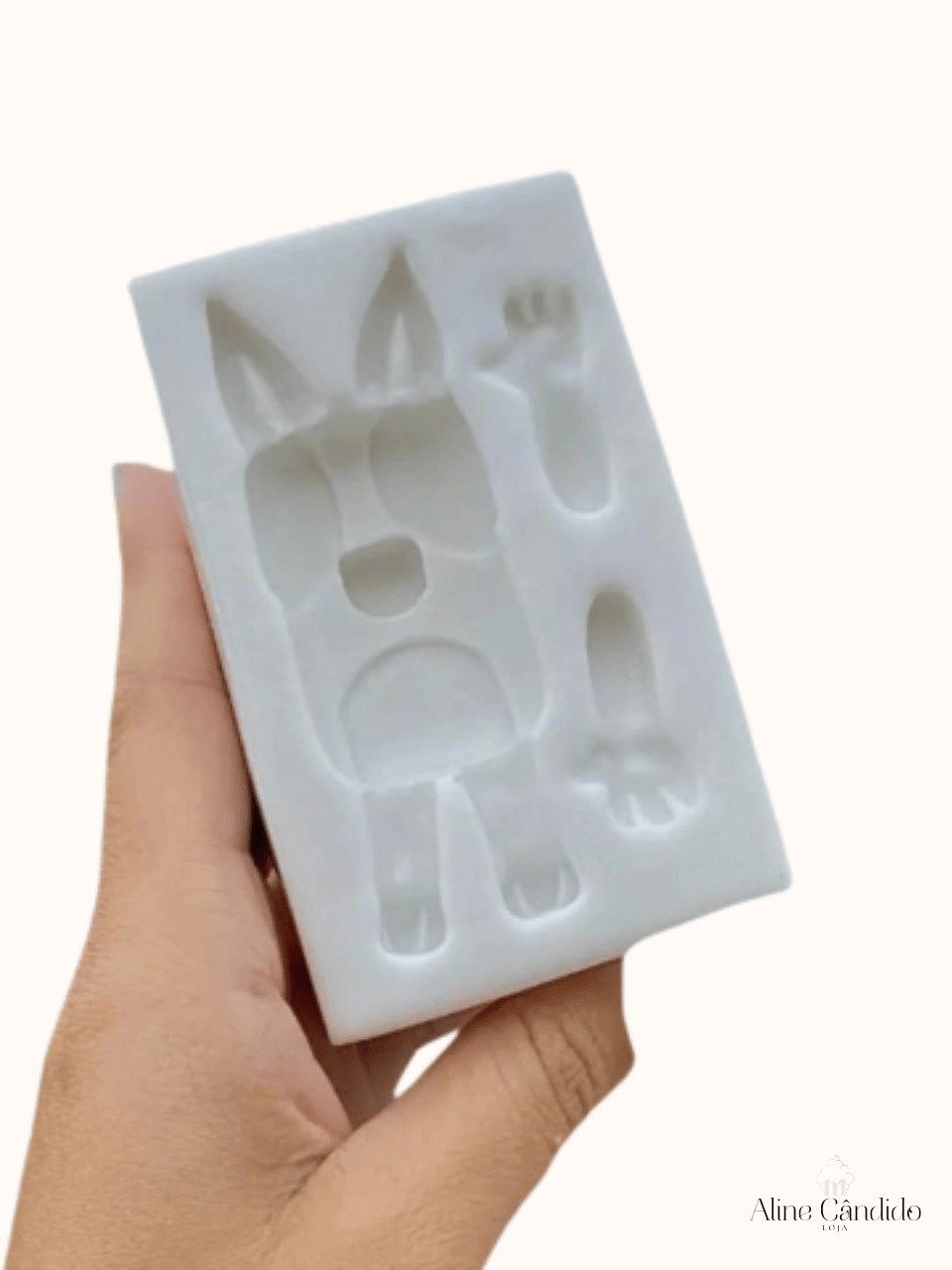Molde de Silicone Bluey 3D | Loja Aline Candido
