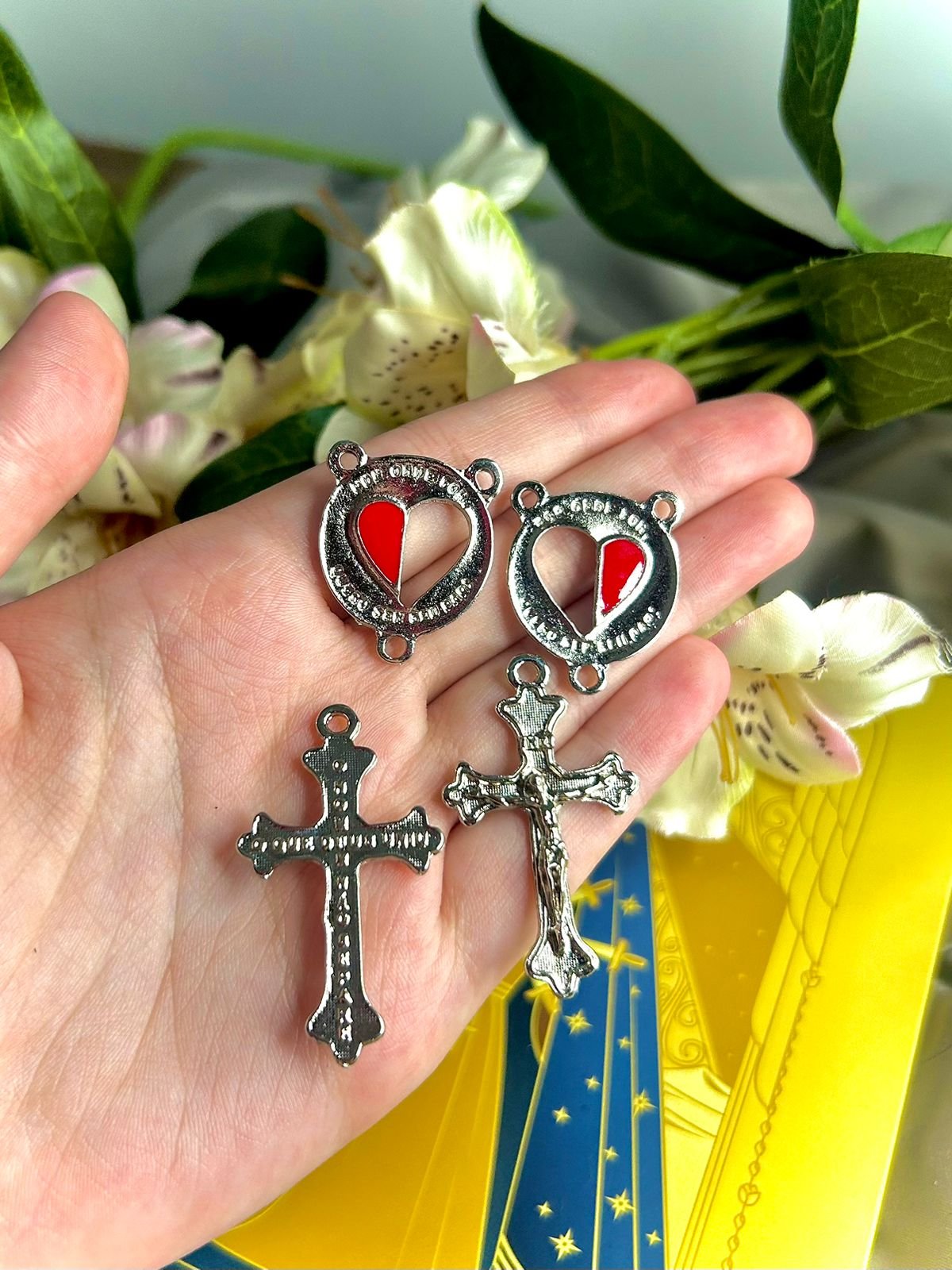 Kit entremeio + cruz do casal (2 entremeios + 2 cruzes) | Oikos