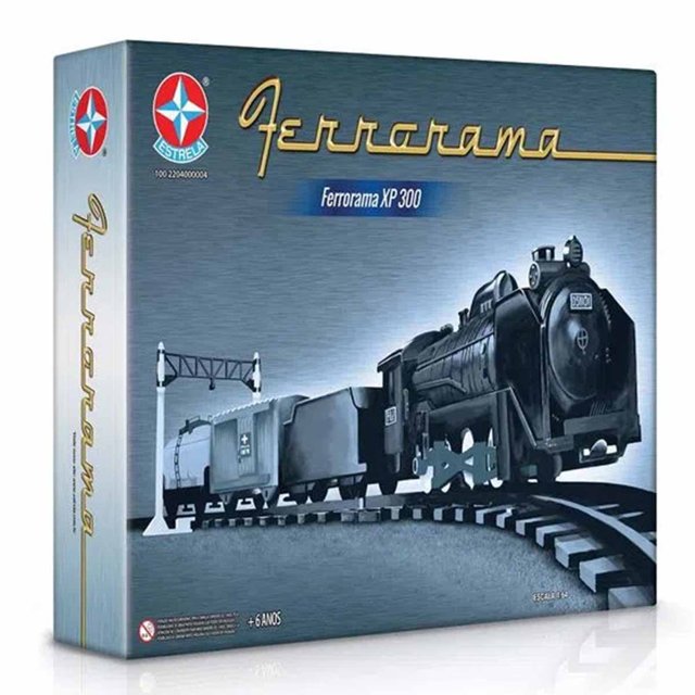 Trem Locomotiva Ferrorama XP 300 Brinquedo Clássico Estrela