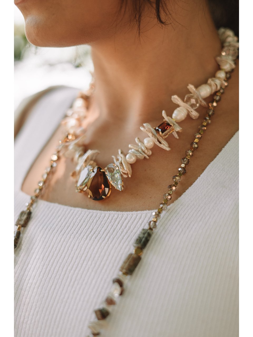 Colar Shell e Pérolas | Una Collana