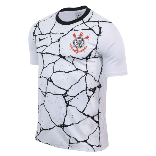 camisa do corinthians preta e branca