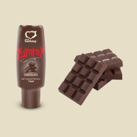 GEL COMESTIVEL YUMMY SABOR CHOCOLATE 15ML SEXY FANTASY | TOP
