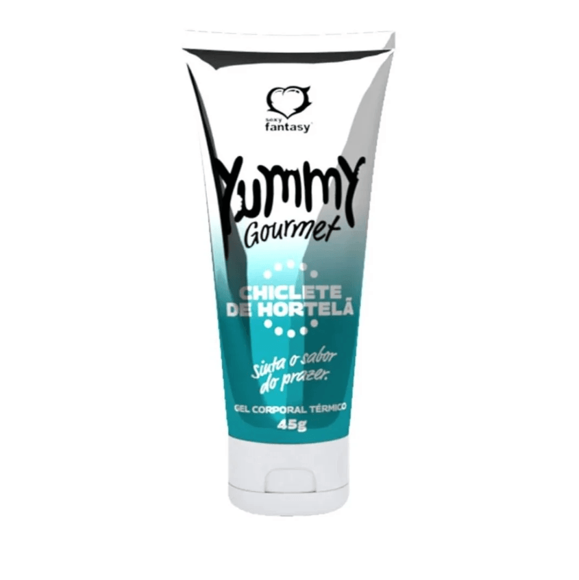 GEL TERMICO YUMMY GOURMET SABOR CHICLETE DE HORTELÃ 45G - SEXY